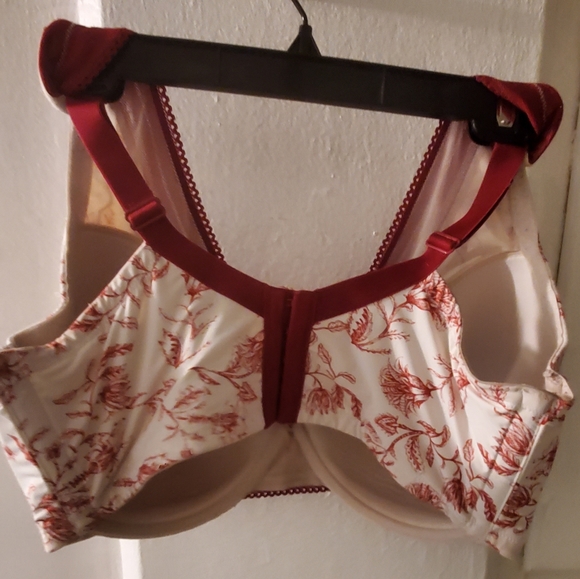 Cacique Red Triangle Smooth LL Baconette Bra - Picture 2 of 2